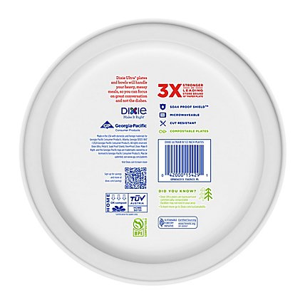 Dixie Ultra Paper Plates Printed 8 1/2 Inch - 64 Count - Image 4