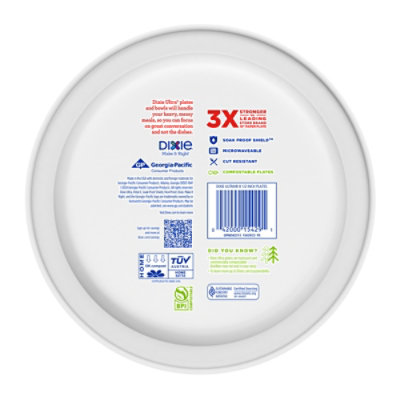 Dixie Ultra Paper Plates Printed 8 1/2 Inch - 64 Count - Image 8