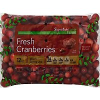 Signature Farms Cranberries Prepacked Bag Fresh - 12 Oz - Image 2