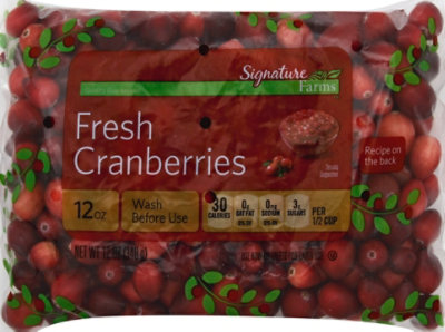 Signature Select/Farms Cranberries Prepacked Bag Fresh - 12 Oz - Image 2