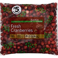 Signature Farms Cranberries Prepacked Bag Fresh - 32 Oz - Image 2