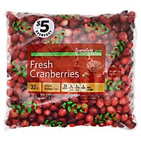 Signature Farms Cranberries Prepacked Bag Fresh - 32 Oz - Image 1