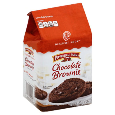 Pepperidge Farm Dessert Shop Cookies Soft Dessert Chocolate Brownie - 8.6 Oz - Image 1