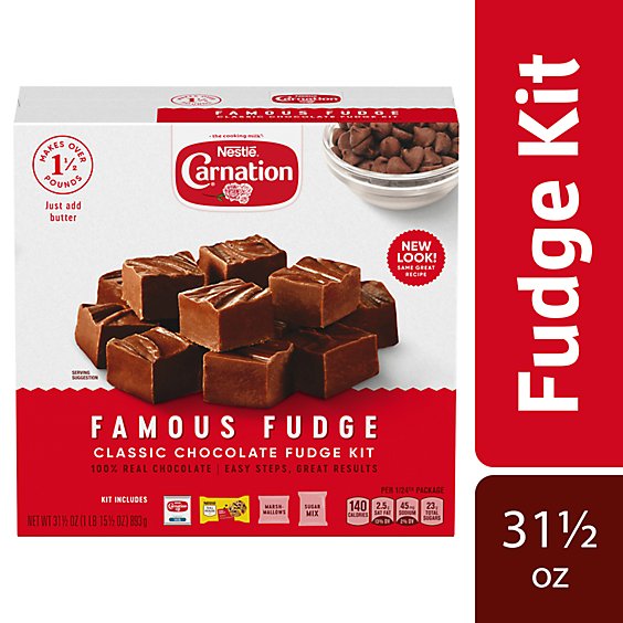 Carnation Famous Fudge Classic Chocolate Fudge Kit - 31.5 Oz
