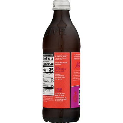 Live Soda Culture Cola Kombucha Raw Organic - 12 Fl. Oz. - Image 5