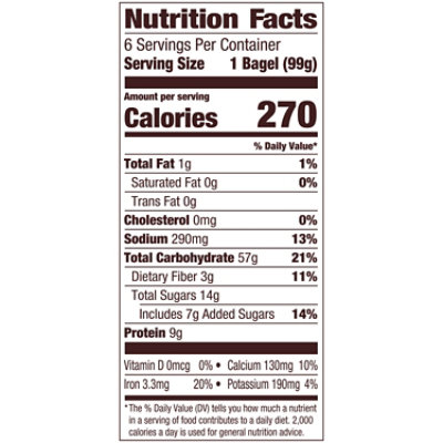 Pepperidge Farm Farmhouse Cinnamon Raisin Bagels - 21 Oz - Image 2