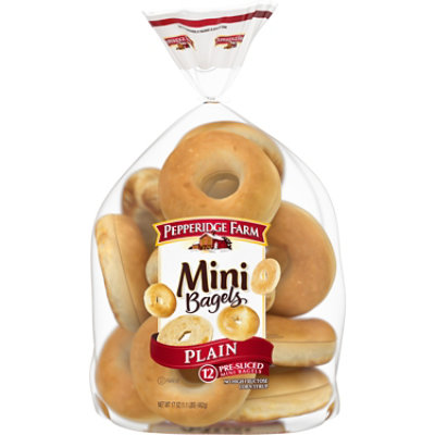 Pepperidge Farm Farmhouse Mini Plain Bagels - 17 Oz - Image 1