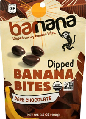 Barnana Banana Bites Organic Chewy Chocolate - 3.5 Oz - Image 2