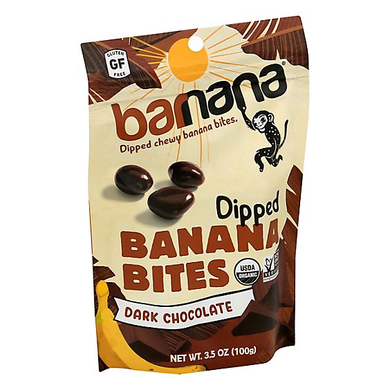 Barnana Banana Bites Organic Chewy Chocolate - 3.5 Oz
