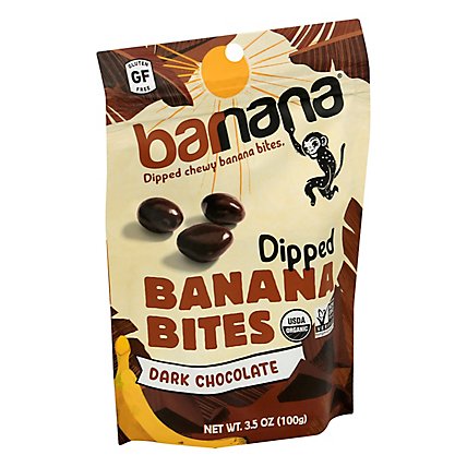 Barnana Banana Bites Organic Chewy Chocolate - 3.5 Oz - Image 1
