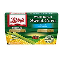 Libbys Microwavable Corn Whole Kernel Sweet Lightly Seasoned With Sea Salt - 4-4 Oz