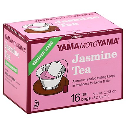 Yamamotoyama Tea Bags Jasmine 16 Count - 1.13 Oz - Image 1