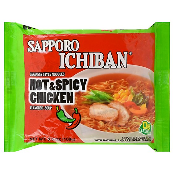 Sapporo Ichiban Hot And Spicy Chicken - 3.5 Oz
