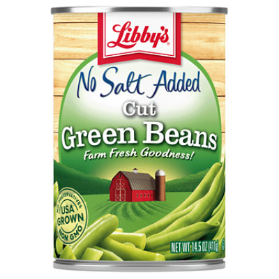 Libbys Naturals Beans Green Cut - 14.5 Oz