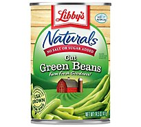Libbys Naturals Beans Green Cut - 14.5 Oz
