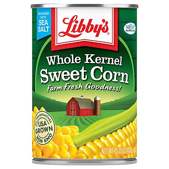 Libbys Corn Whole Kernel Sweet - 15 Oz
