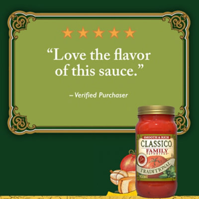 Classico Family Favorites Traditional Smooth & Rich Pasta Sauce Jar - 24 Oz - Image 8