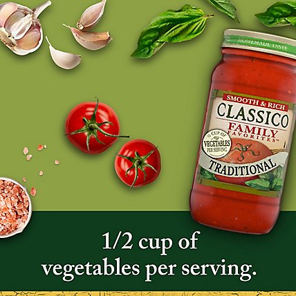 Classico Family Favorites Traditional Smooth & Rich Pasta Sauce Jar - 24 Oz - Image 2