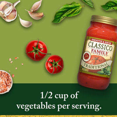 Classico Family Favorites Traditional Smooth & Rich Pasta Sauce Jar - 24 Oz - Image 2