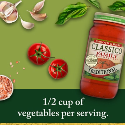 Classico Pasta Sauce Family Favorites Traditional Jar - 24 Oz