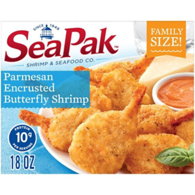 SeaPak Shrimp & Seafood Co. Shrimp Butterfly Parmesan Encrusted Family Size - 18 Oz - Image 3