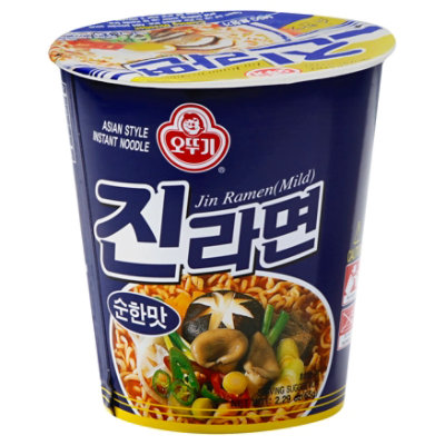 Ottogi Jin Ramen Mild Cup - 2.29 Oz