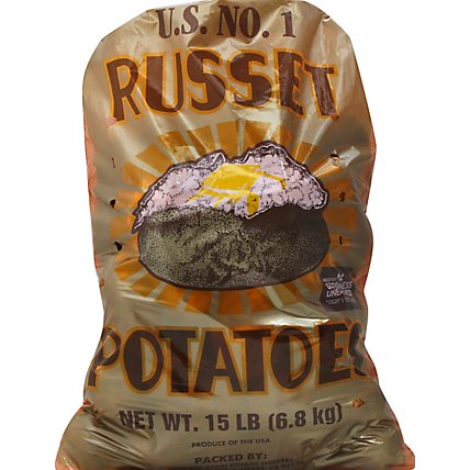 Potatoes Russet Prepacked - 15 Lb - Image 2