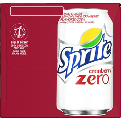 Sprite Zero Soda Pop Cranberry Pack In Cans - 12-12 Fl. Oz. - Image 3