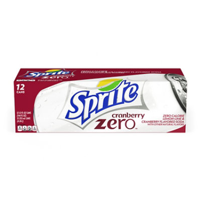 Sprite Zero Soda Pop Cranberry Pack In Cans - 12-12 Fl. Oz. - Image 4