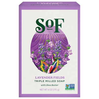 South Of France Lavender Fields Bar Soap - 6 Oz