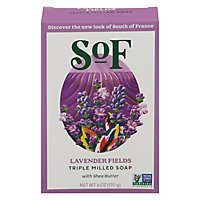South Of France Lavender Fields Bar Soap - 6 Oz - Image 1