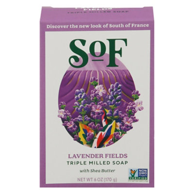 South Of France Lavender Fields Bar Soap - 6 Oz