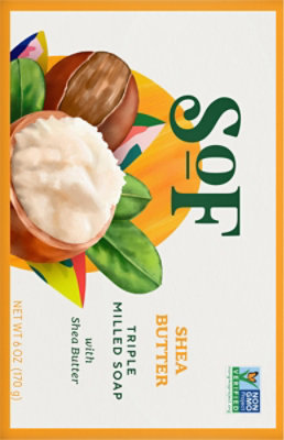 South Of France Shea Butter Moisturizing Bar Soap - 6 Oz - Image 4