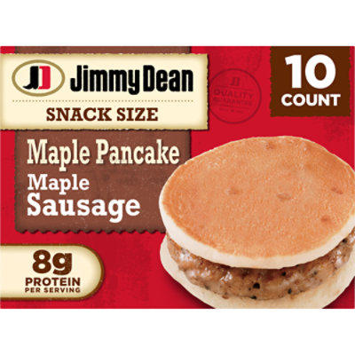 Jimmy Dean Snack Size Maple Pancake & Sausage Sandwiches 10 Count - Image 1