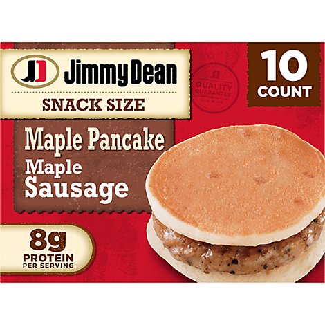 Jimmy Dean Snack Size Maple Pancake & Sausage Sandwiches 10 Count