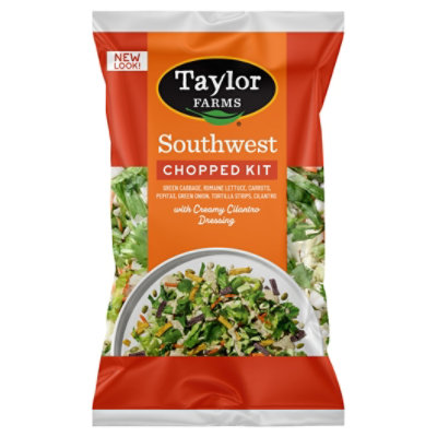 Taylor Farms Southwest Chopped Salad Kit Bag - 12.6 OZ - Vons