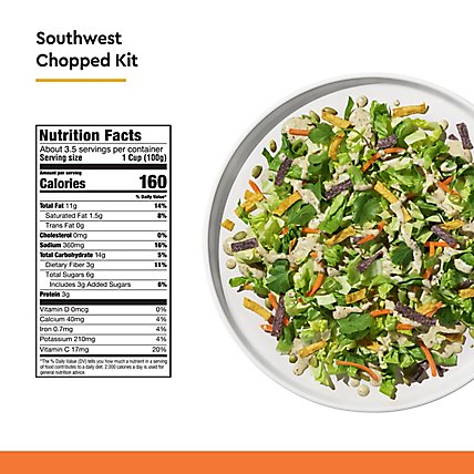 Taylor Farms Southwest Chopped Salad Kit Bag - 12.6 OZ - Image 5