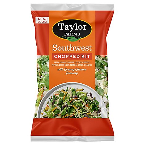 Taylor Farms Southwest Chopped Salad Kit Bag - 12.6 OZ