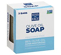 Kiss My Face 86% Pure Olive Oil Soap For Superior Moisturizing - 3-4 Oz