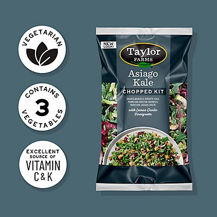 Taylor Farms Asiago Kale Chopped Salad Kit Bag - 9.25 Oz - Image 6