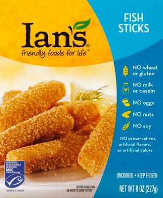 Ians Gluten Free Fish Sticks - 8 Oz - Image 2