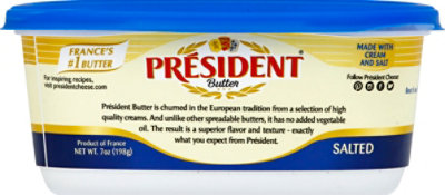 President Spreadable Butter - 7 Oz - Image 3