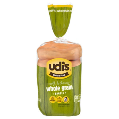 Udis Soft And Chewy Whole Grain Bagels - 14 Oz - Image 3