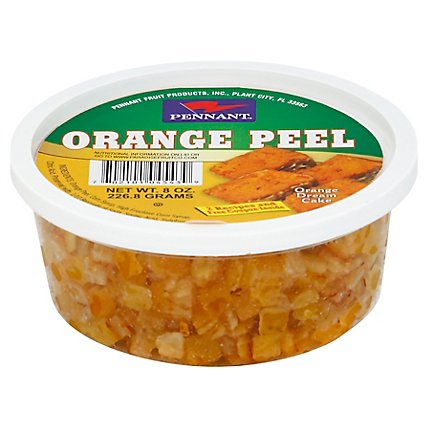 Pennant Diced Orange Peel - 8 Oz - Image 1