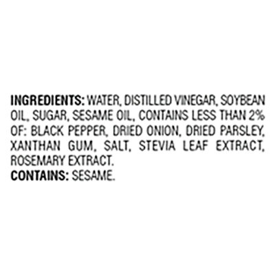 Panera Bread Dressing Vinaigrette Asian Sesame - 12 Fl. Oz. - Image 5