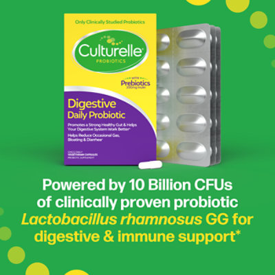 Culturelle Supports Digestive & Gut Health for Women & Men Daily Probiotic Capsule - 30 Count - Image 4