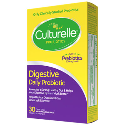 Culturelle Probiotic Supplement Digestive Health Vegetarian Capsules - 30 Count - Image 3