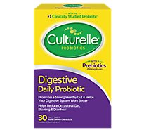 Culturelle Probiotic Supplement Digestive Health Vegetarian Capsules - 30 Count