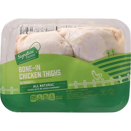 Signature Farms Bone In Chicken Thighs - 2.00 Lb - Image 1