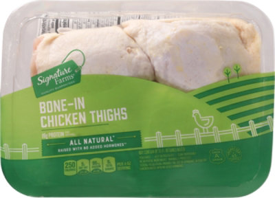 Signature Farms Bone In Chicken Thighs - 2 Lbs.